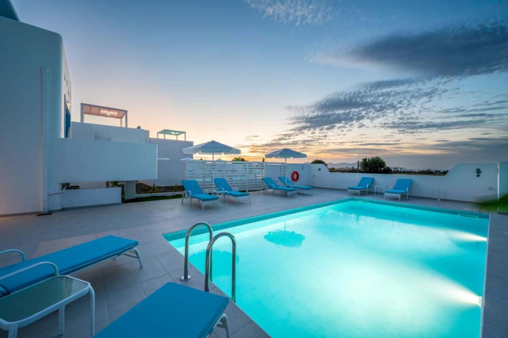 Xenos Villa 6 With A Private Pool Near The Sea Tigaki エクステリア 写真