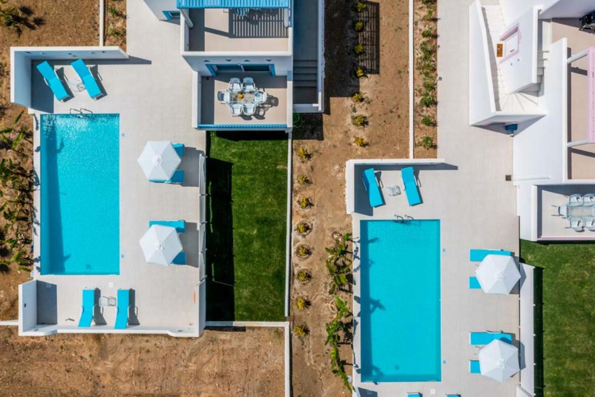 Xenos Villa 6 With A Private Pool Near The Sea Tigaki エクステリア 写真